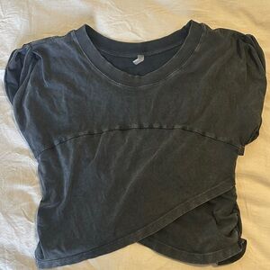 FP Movement by Free People Black Cropped Top
